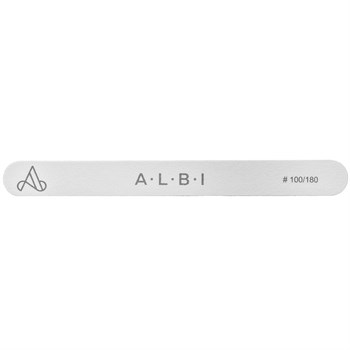 Пилка ALBI прямая белая 100/180 - фото 7881