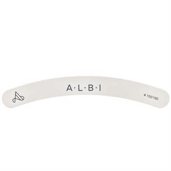 Пилка ALBI бумеранг белая 100/180 - фото 7896